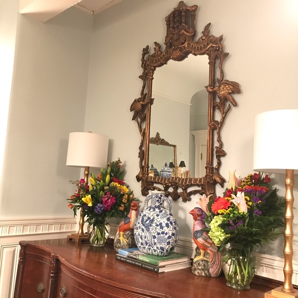 VTG XL Chinoiserie Birds - Picture 10 of 10